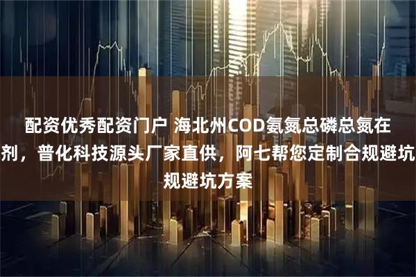 配资优秀配资门户 海北州COD氨氮总磷总氮在线试剂，普化科技源头厂家直供，阿七帮您定制合规避坑方案